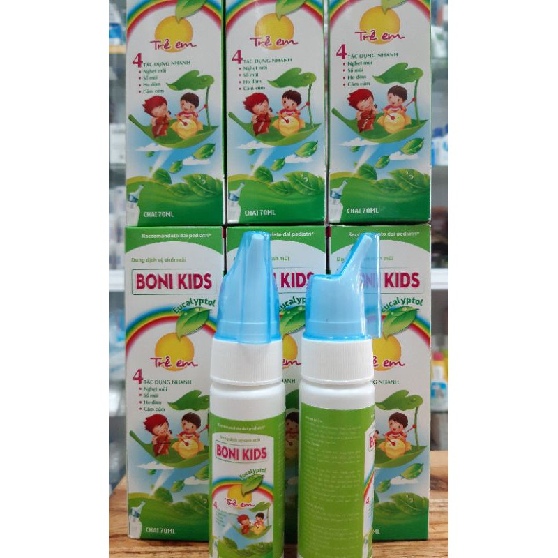 ✅ DUNG DỊCH VỆ SINH MŨI BONI KIDS 70ML