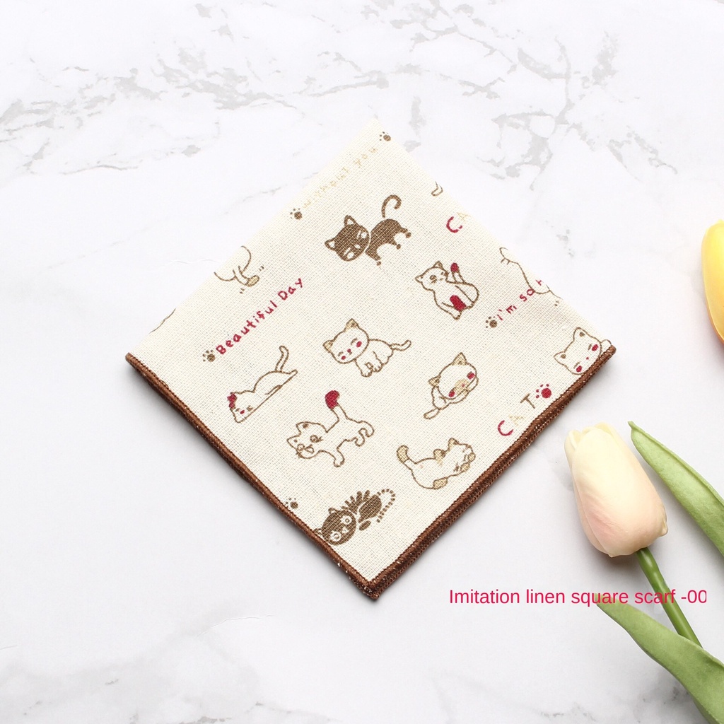 Khăn Mùi Xoa Đa Năng Tiện Dụng In Họa Tiết Sáng Tạo Dành Cho Nam