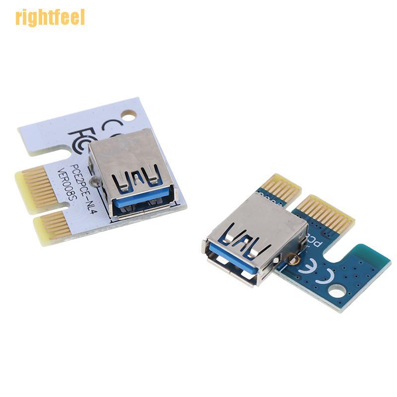 rightfeel USB 3.0 PCI-E 1X to 16X Extension Cable Mining PCI-E Extended Line Card Adapter | BigBuy360 - bigbuy360.vn