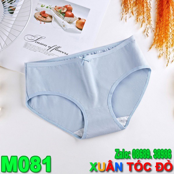 SỈ RẺ HƠN 20-40%_ Quần Lót Cotton Trơn 7 Màu Mới Cực Xịn M081