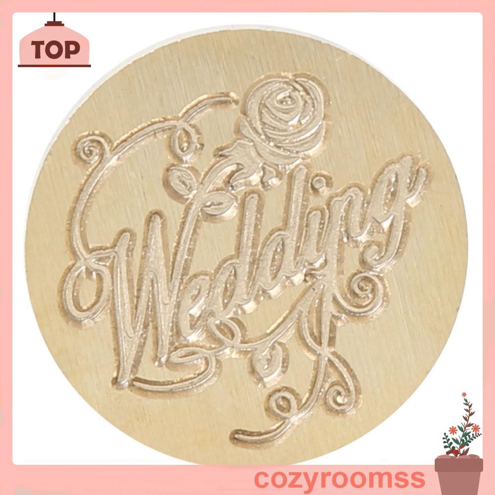 Đầu con dấu sáp chữ tiếng Anh retro sáng tạo cho làm sổ tay DIY