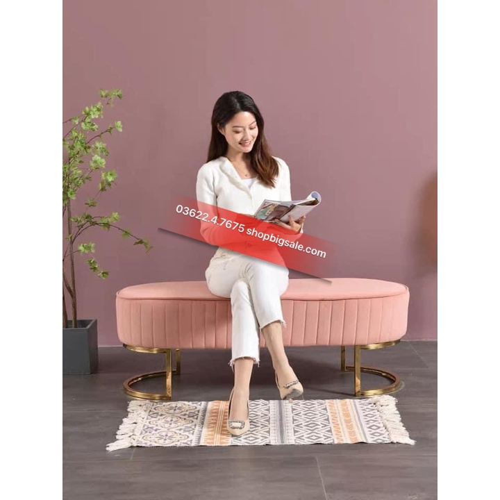 Ghế băng dài chờ 1m2 chân sắt