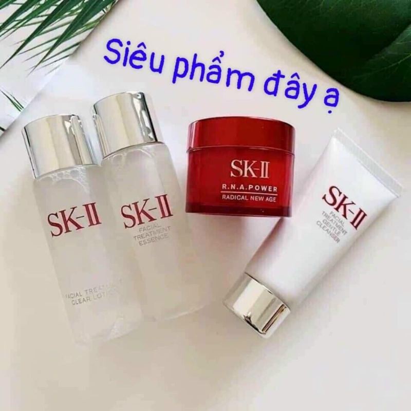 SET SKII 4 món Dưỡng Da Chống Lão Hóa Chính Hãng Nhật Bản