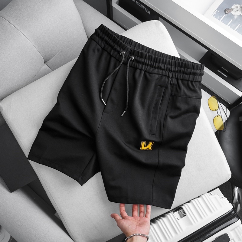 Quần short thun K co giãn vải dày Bigsize nam < 140kg