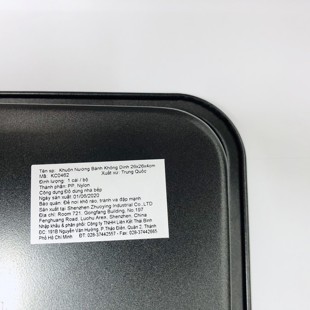 Khuôn Nướng Bánh Không Dính 26x26x4cm Uncle Bills KC0462