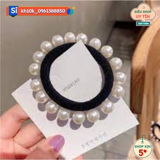 Sỉ 10 buộc tóc đen tròn đẹp 42k