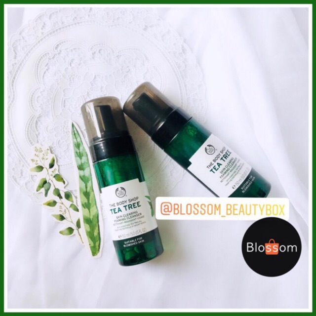 [Bill Anh] sữa rửa mặt TEA TREE foaming facial wash tạo bọt cho da dầu mụn mẫu mới