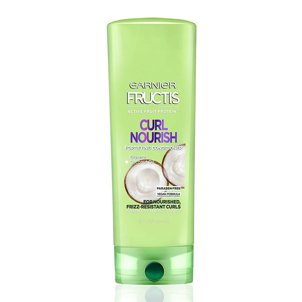 Dầu Xả Dành Cho Tóc Xoăn Garnier Hair Care Fructis Triple Nutrition Curl Nourish Conditioner 354ml (Mỹ)