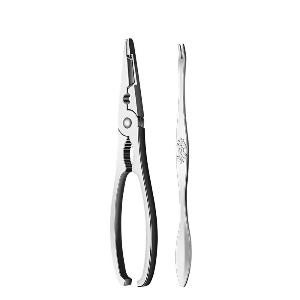 Set 2 Dụng Cụ Kẹp Ăn Hải Sản Bằng Thép Không Gỉ