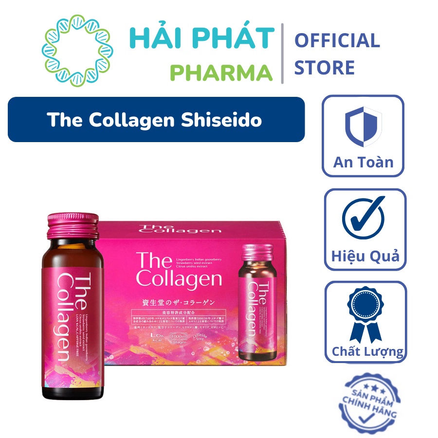 Nước The collagen shiseido dạng nước uống hộp 10 lọ 50ml