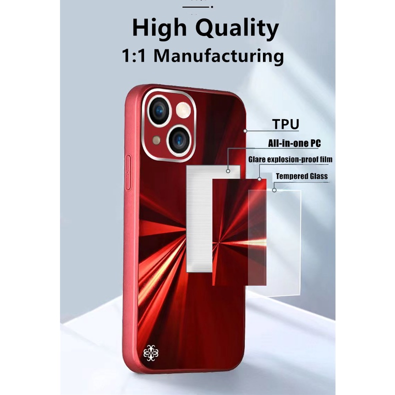 Ốp Điện Thoại Kính Cường Lực Sang Trọng Cho iPhone 13 12 11 Pro MAX XS MAX XR X 7 8 Plus 12Pro 13 Pro MAX