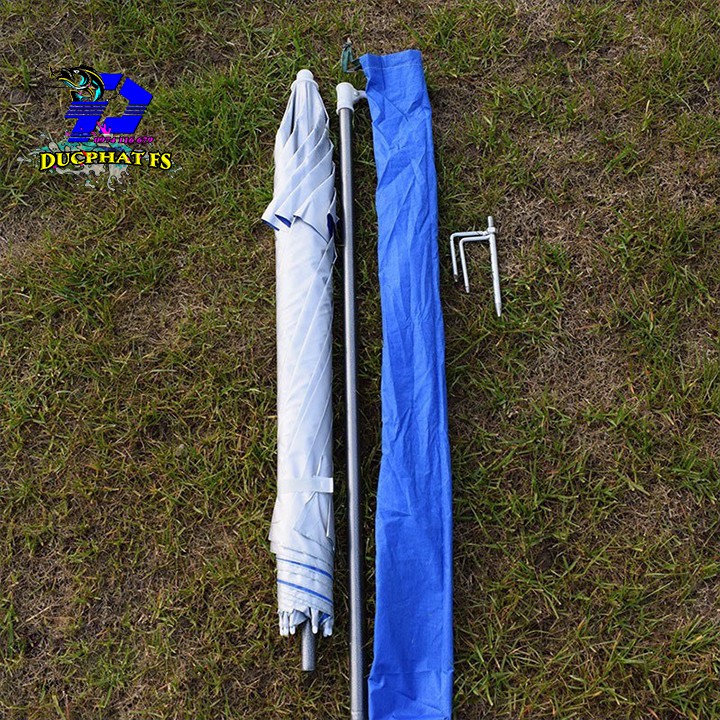 Ô Dù Che Nắng Mưa câu cá. hai màu, Đường Kính 1m8, gấp 45 độ !!!