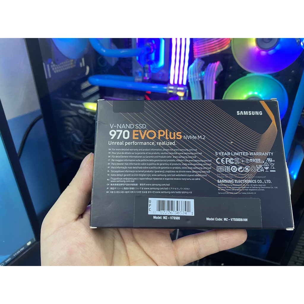 Ổ cứng SSD Samsung 970 EVO Plus PCIe NVMe V-NAND M.2 2280 500GB new seal 100% giá rẻ nhất shoppe | BigBuy360 - bigbuy360.vn