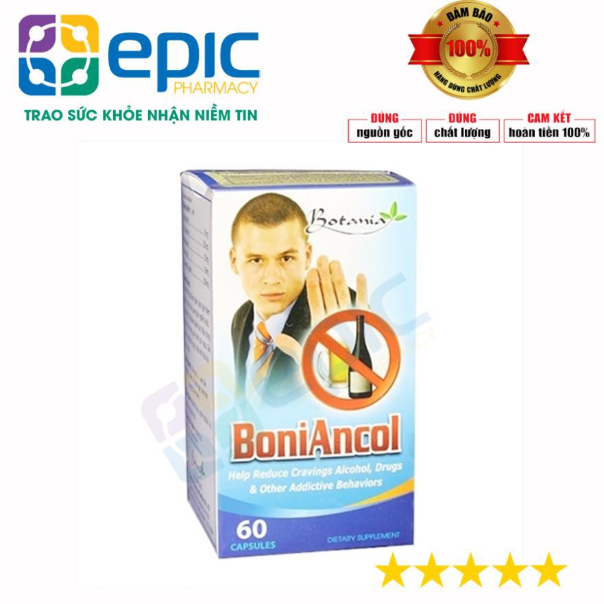 [TÍCH ĐIỂM NHẬN QUÀ ] Viên Uống BoniAncol - Giải Pháp Cho Người Cai Rượu Bia