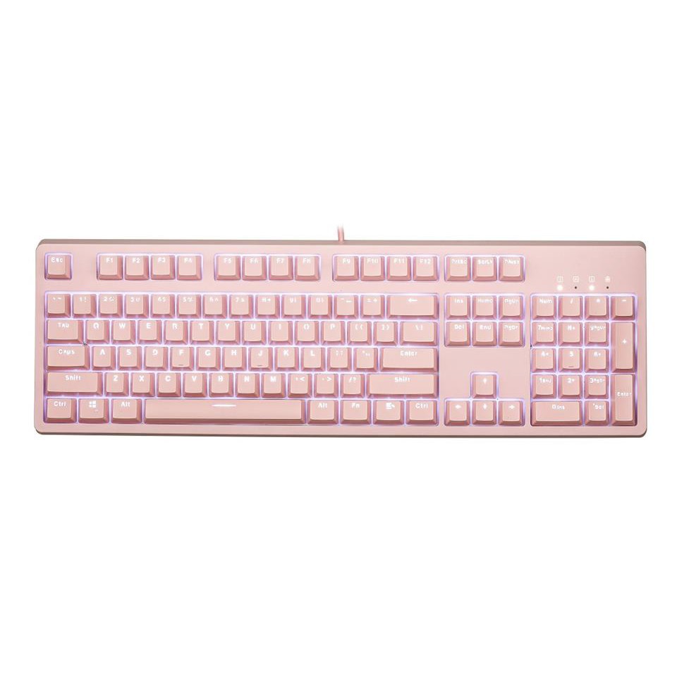 [Giảm giá thần tốc] Phím cơ E-Dra EK3104 Dream Pink Huano switch/Type C tháo rời - Hàng chính hãng