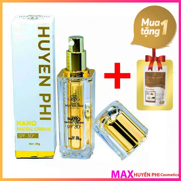Kem Face Nano Huyền Phi Chính Hãng - Dưỡng Trắng Da Mặt Cấp Tốc Mờ Thâm Nám Chống Nắng SPF 30+ | BigBuy360 - bigbuy360.vn
