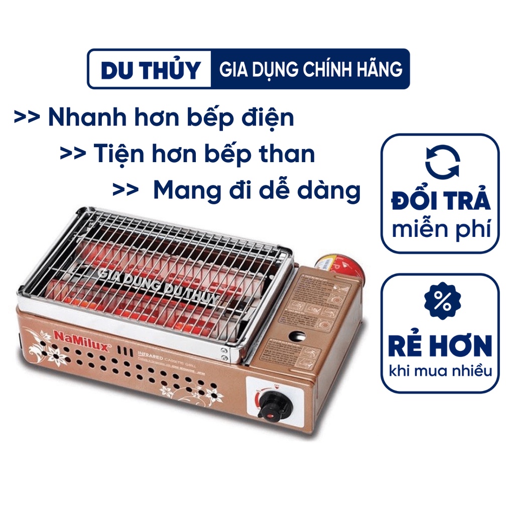 Bếp nướng mini dã ngoại, bếp nướng không khói có van khóa an toàn, công nghệ Nhật Bản-BẾP NƯỚNG 24N NAMILUX