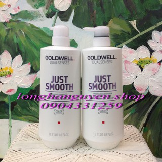 Dầu gội xả suôn mượt Goldwel Smooth 1000ml