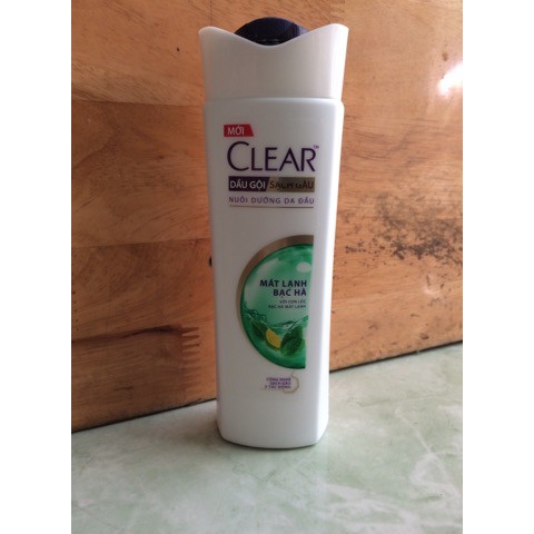 Dầu gội Clear mát lạnh bạc hà 180g - hsd: 07/2021