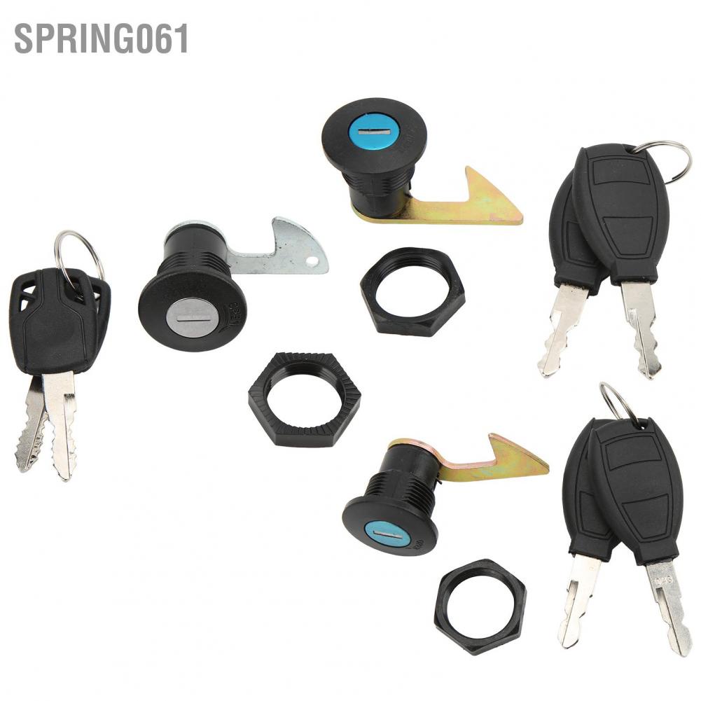Spring061 Scooter Fitting Tail Lock Aluminum Plastic Universal for Electric Motorcycles Storage Trunk