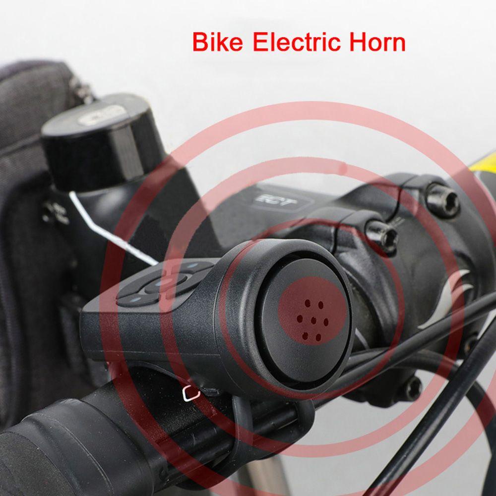 Còi Xe Đạp Điện Tử 4 Chế Độ Chống Mưa Chống Thấm Nước Sạc USB 120dB Dễ Lắp Đặt Dành Cho Xe Đạp