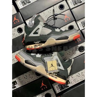 Giày Air Jordan 4 x Off-White "Bred" (Best Quality)