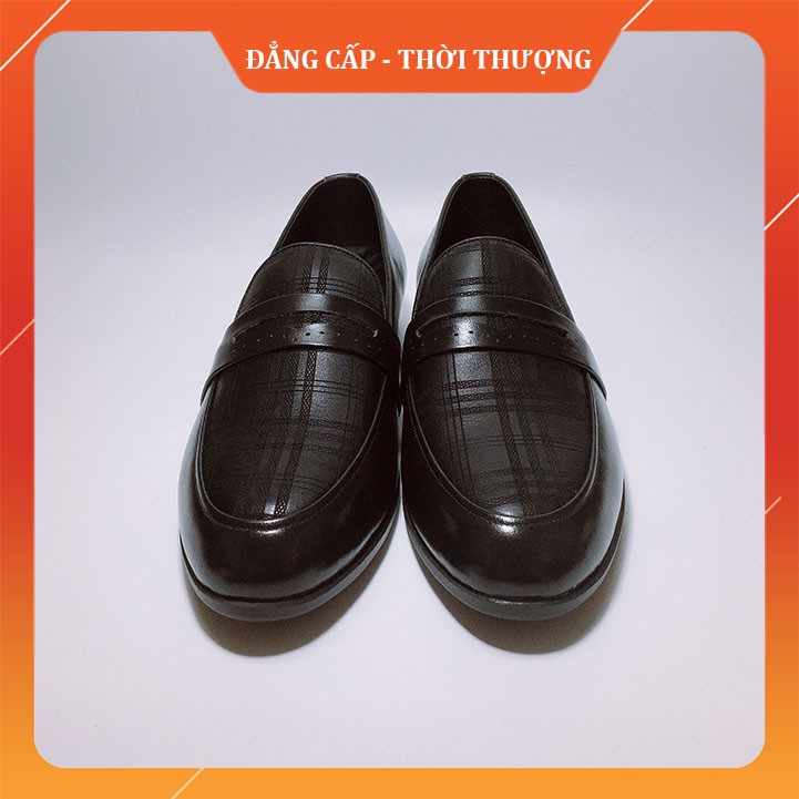Giày lười công sở nam [DA BÒ THẬT 100%-CÓ VIDEO] Giày lười đế cao hot trend 2020  | BigBuy360 - bigbuy360.vn