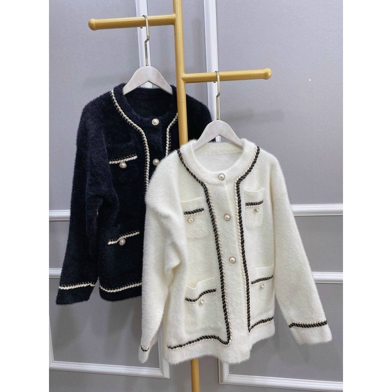 Áo khoác len lông thỏ [ HÌNH THẬT hàng quảng châu ] | BigBuy360 - bigbuy360.vn