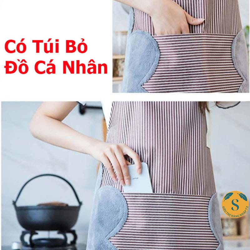 Tạp Dề Cao Cấp Họa Tiết Kẻ Sọc [TẠP DỀ SỌC]