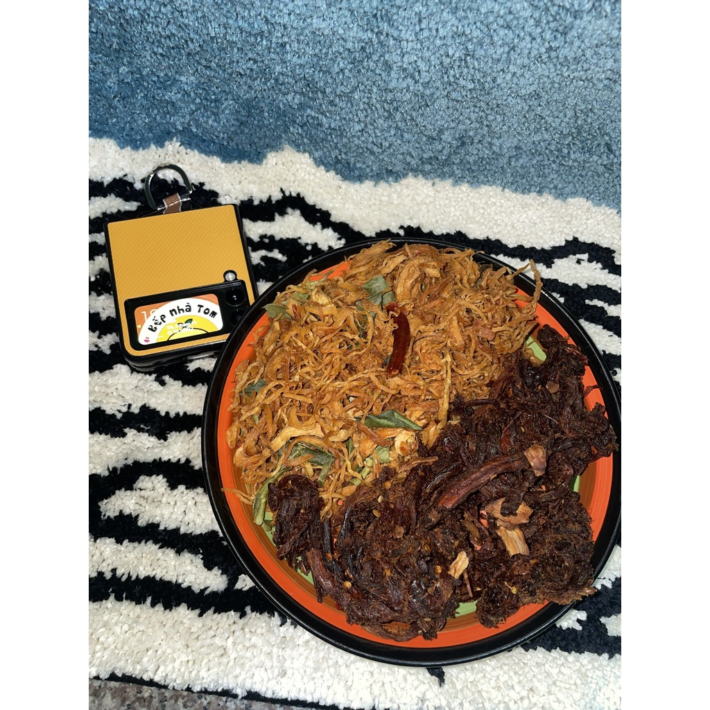 Khô heo cháy tỏi nhà Tom - Bếp Tom chuyên đồ ăn vặt