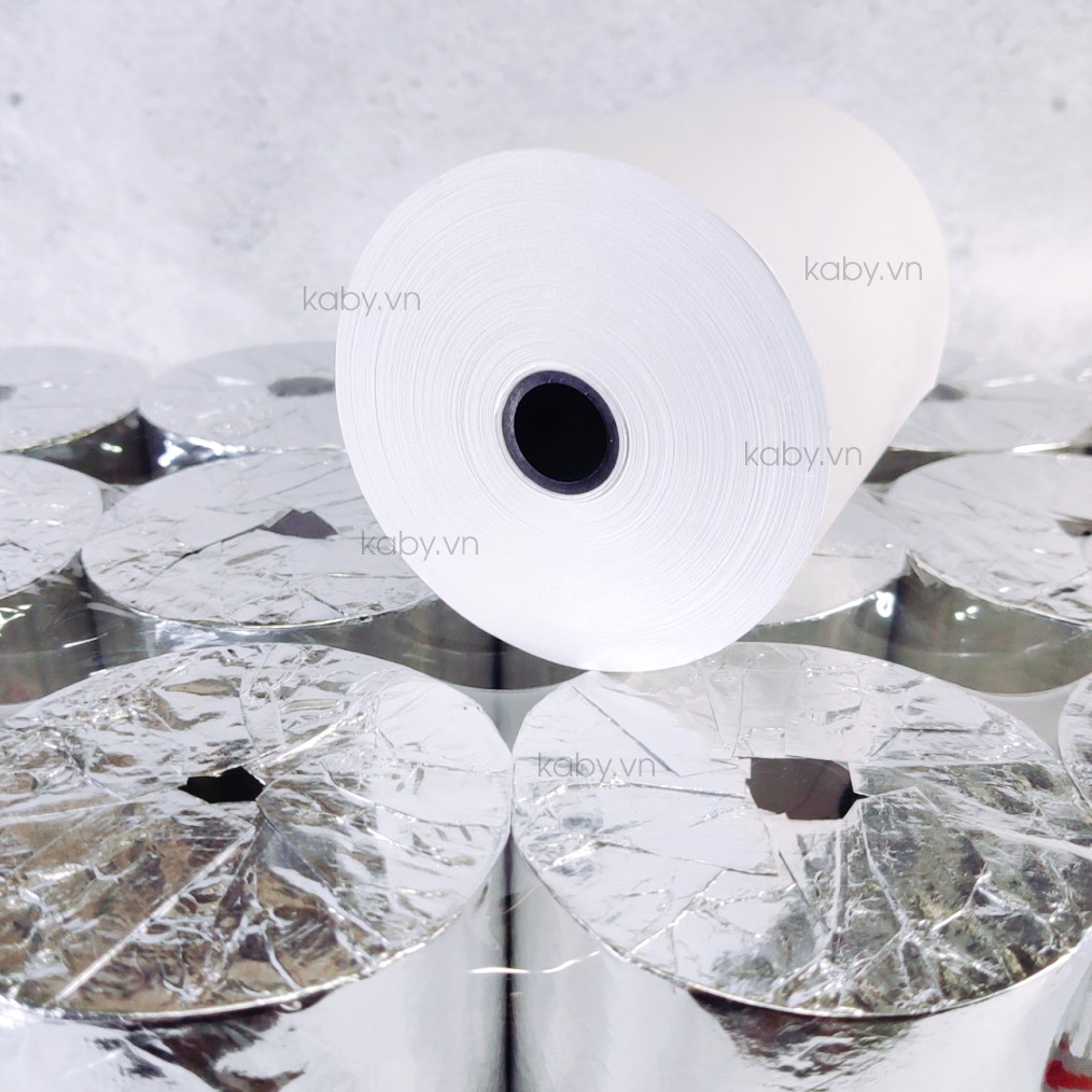 12 Cuộn Giấy In Bill K80 KABY - Giấy In Nhiệt K80 Phi 80mm