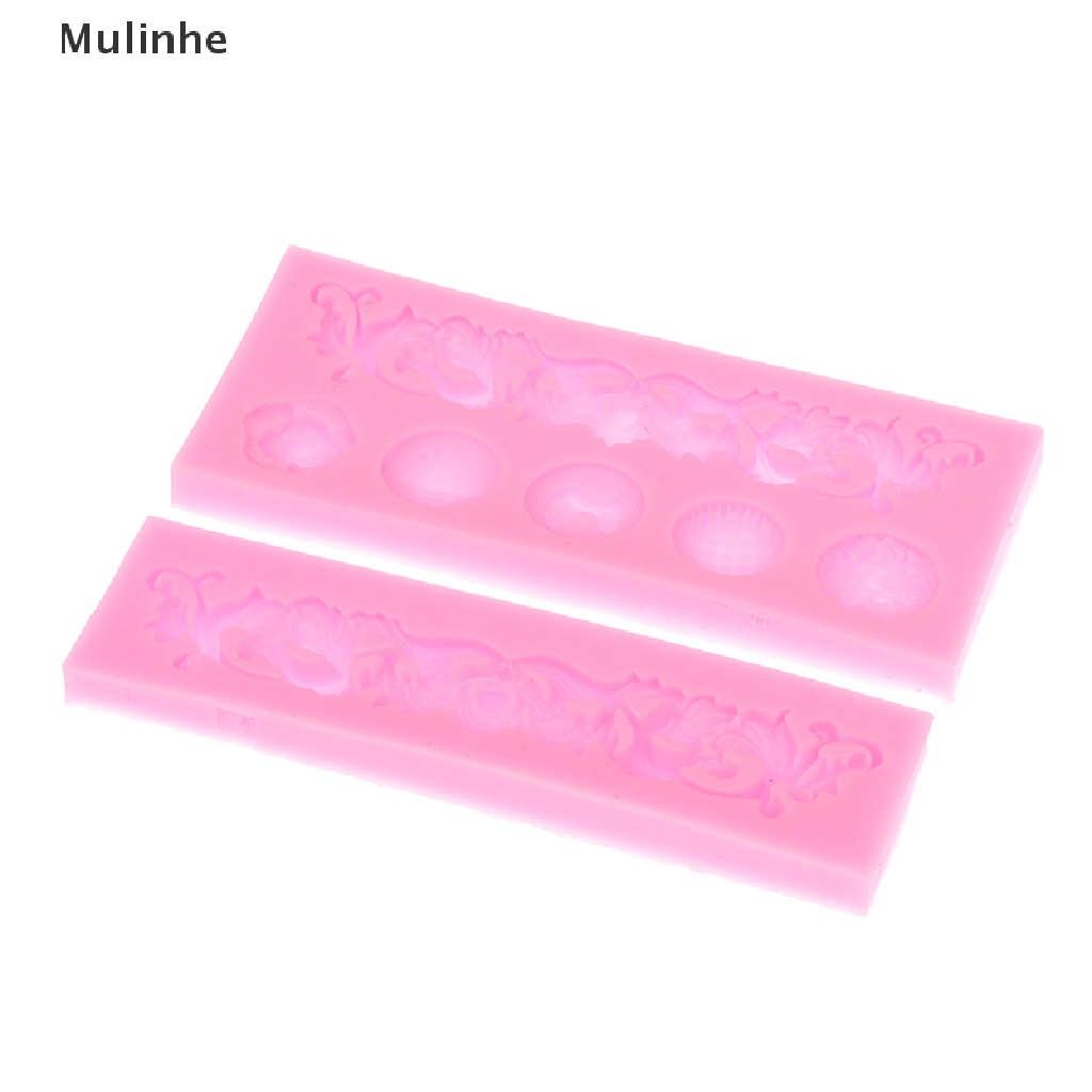 Khuôn silicone Làm Bánh / Sô Cô La / Kẹo Mềm Họa Tiết Ren DIY