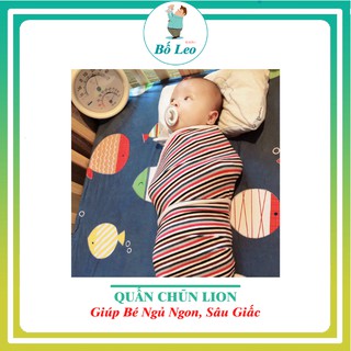 Quấn chũn sơ sinh, nhộng chũn cao cấp lion giúp bé ngủ ngon sâu giấc.