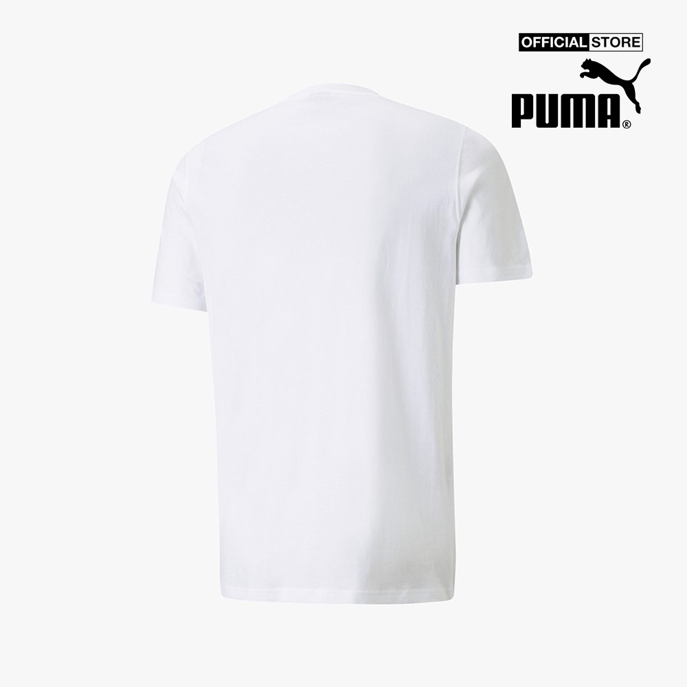 PUMA - Áo thun nam cổ tròn ngắn tay 4th Quarter Basketball 532361-03