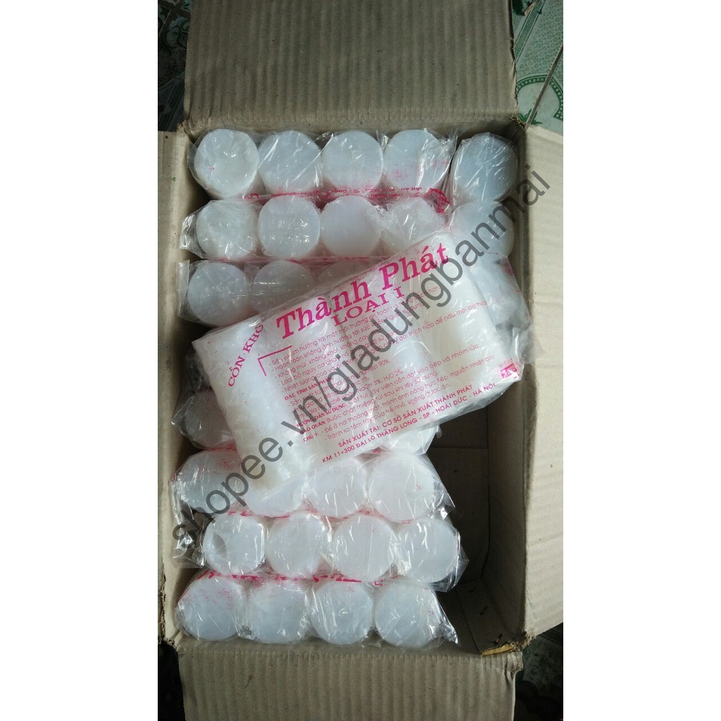 Cồn khô 1kg chất lượng cao, cục cồn chắc chắn không chảy nước.