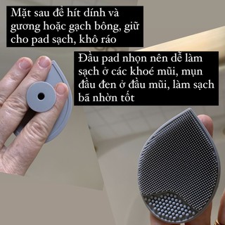 Miếng pad silicone rửa mặt Sephora mẫu mới đủ BILL