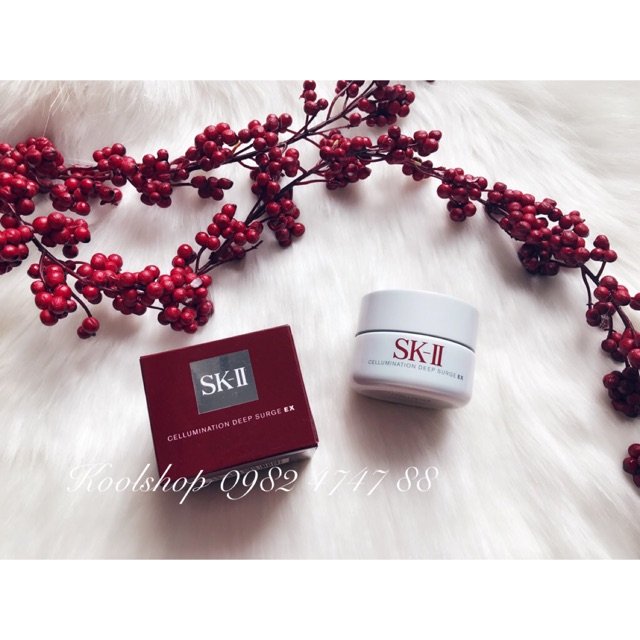 Kem dưỡng đêm trắng sáng da cao cấp SK-II Cellumination Deep Surge EX