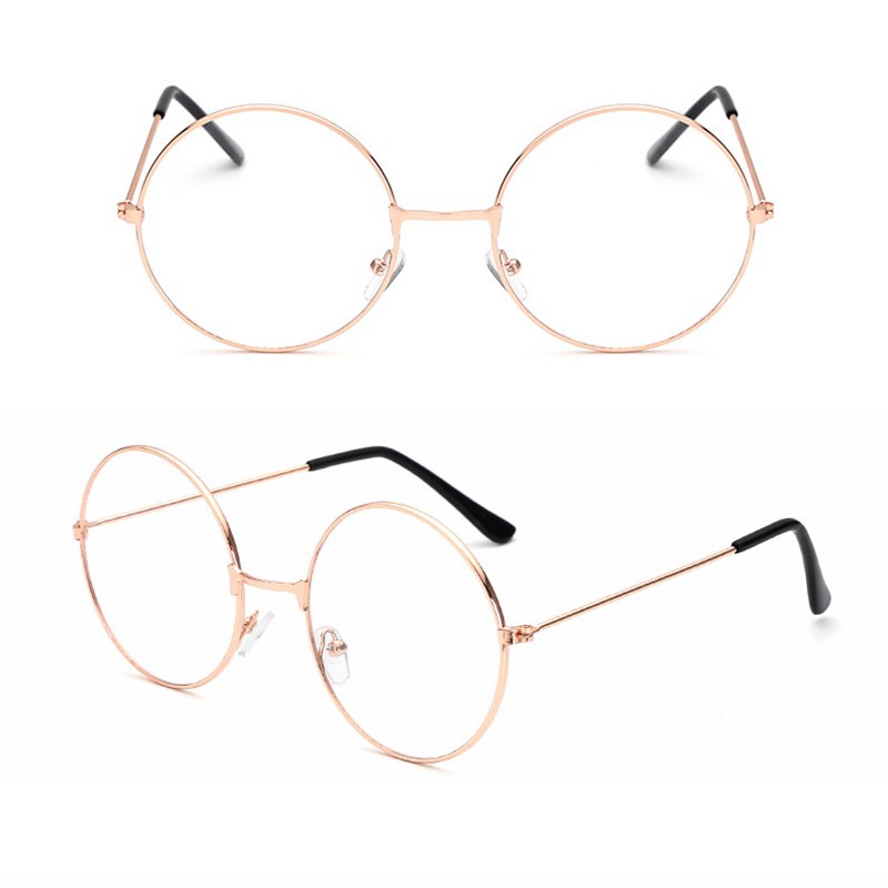 Kính mắt gọng kim loại tròn thời trang Unisex | BigBuy360 - bigbuy360.vn