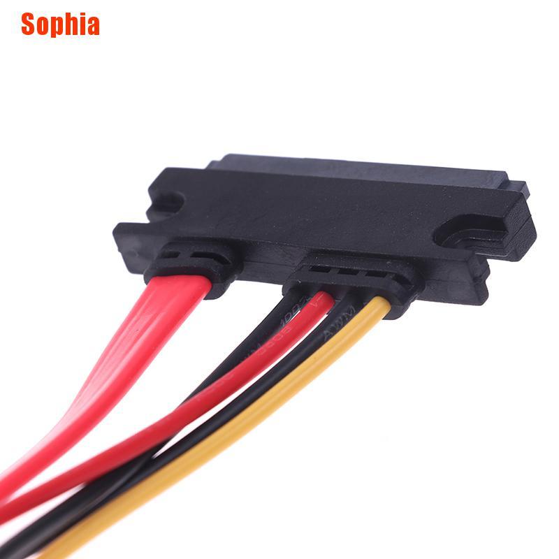 Sophia♔ 1 dây cáp mở rộng 50Cm 22P Sata 7+15Pin M/F