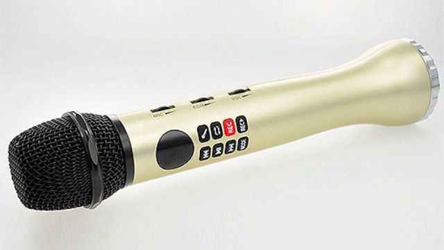 Micro karaoke kèm loa bluetooth L598 cực chất