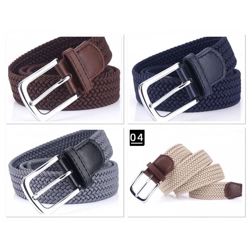 Thắt lưng chun golf Nam co giãn tốt không cần đục lỗ DL008