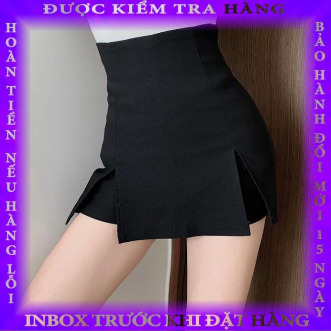 Chân váy xẻ tà giả quần Emilyshop ulzzang buivanh