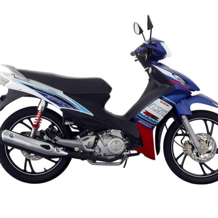 Tem Rời Suzuki Axelo 125 Trắng Xanh Gp - Tem Cao Cấp