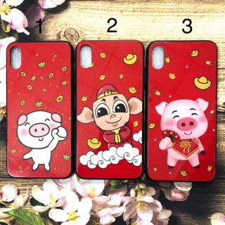 Ốp lưng iPhone XS MAX hình chú heo may mắn
