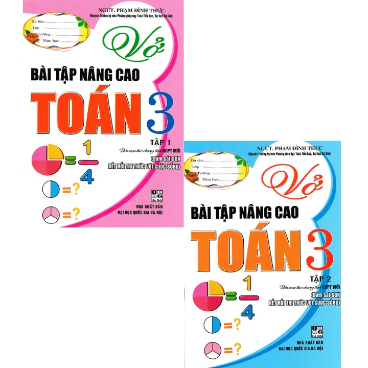 Sách - Combo Vở Bài Tập Nâng Cao Toán Lớp 3