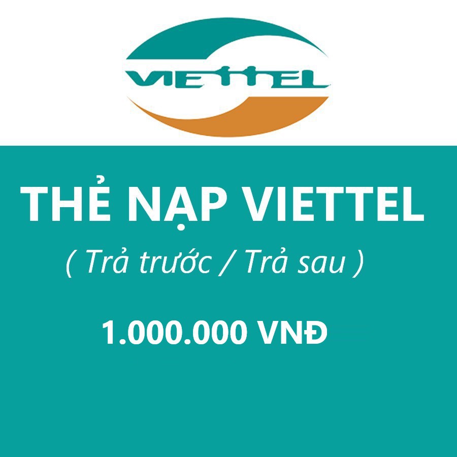 Thẻ Cào Viettel 1.000.000đ
