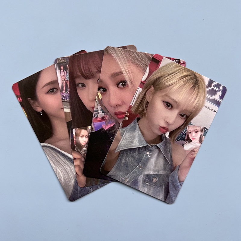 Set 4 Tấm Thẻ Ảnh Lomo Các Thành Viên Nhóm Nhạc Kpop Aespa