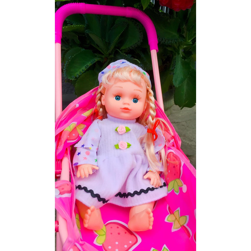ĐỒ CHƠI CHO BÉ GÁI - BÚP BÊ XE ĐẨY