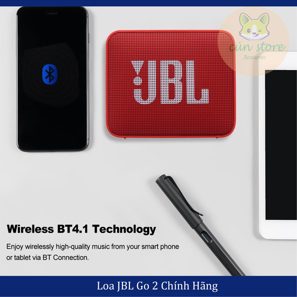 [Bảo Hành 12 tháng] Loa Bluetooth JBL GO 2 Chính Hãng
