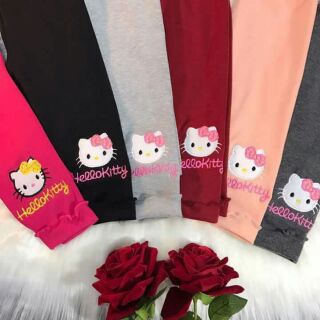 Combo 6 quần cotton len cho bé gái